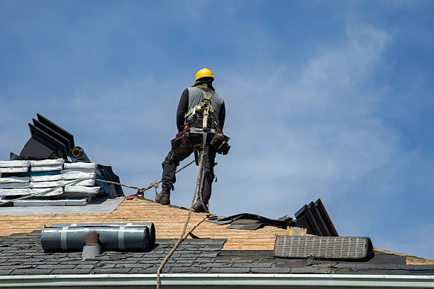 Professional Flat Roof Repair technician working in Stuart, IA